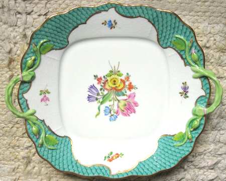 HER2 (TF) Square Handled Cake Plate