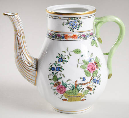 Indian Basket Muliticolor (FD) Small Coffee Pot No Lid