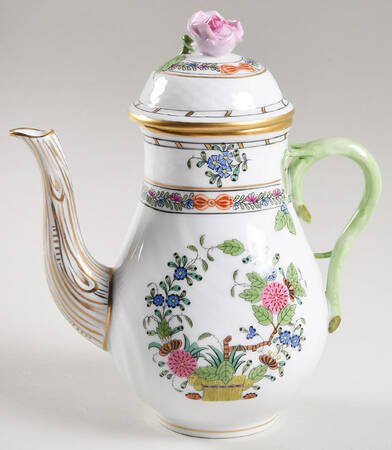 Indian Basket Muliticolor (FD) Small Coffee Pot & Lid
