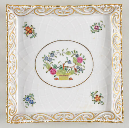 Indian Basket Muliticolor (FD) 6" Square Tray