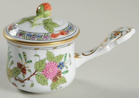 Indian Basket Muliticolor (FD) (2 Pc) Pot de Creme w/Stick Handle