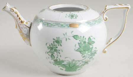 Indian Basket Green (FV) Teapot No Lid