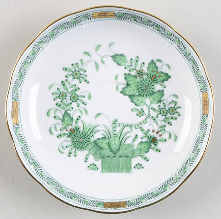Indian Basket Green (FV) Saucer for Mocha Cup