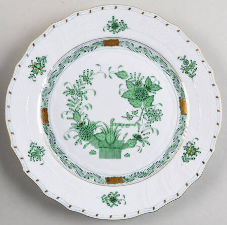 Indian Basket Green (FV) Luncheon Plate