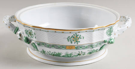Indian Basket Green (FV) Round Vegetable No Lid