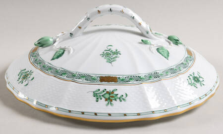 Indian Basket Green (FV) Lid for Round Vegetable