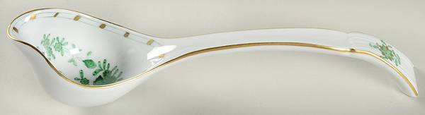 Indian Basket Green (FV) Gravy Ladle Solid Piece