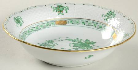 Indian Basket Green (FV) Coupe Cereal Bowl