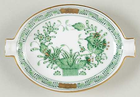 Indian Basket Green (FV) Small Ashtray