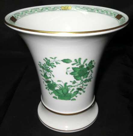 Indian Basket Green (FV) 5" Vase