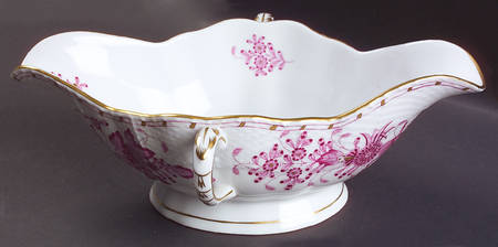 Indian Basket Raspberry (P) Gravy Boat