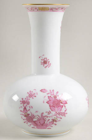 Indian Basket Raspberry (P) 7" Vase
