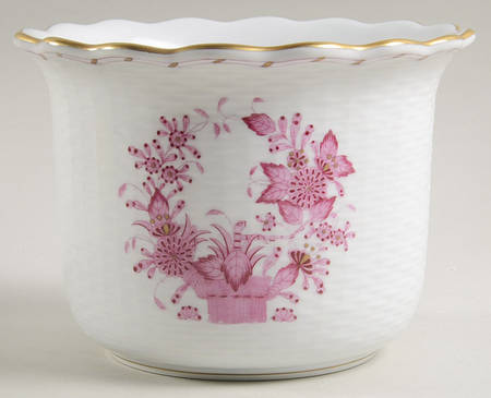 Indian Basket Raspberry (P) Small Cachepot