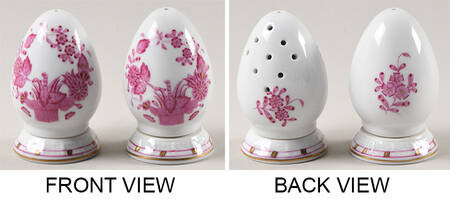 Indian Basket Raspberry (P) Salt & Pepper Set