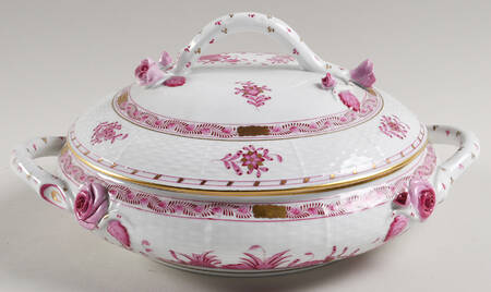 Indian Basket Raspberry (P) Round Covered Vegetable