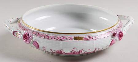 Indian Basket Raspberry (P) Round Vegetable No Lid