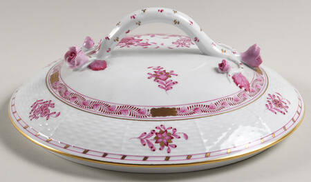 Indian Basket Raspberry (P) Lid for Round Vegetable