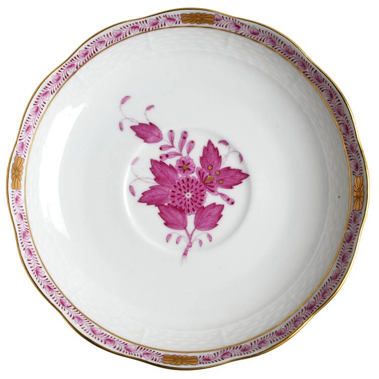 Indian Basket Raspberry (P) Saucer for Breakfast Cup