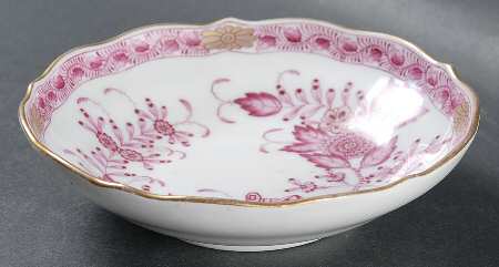 Indian Basket Raspberry (P) Saucer for Flat Cup