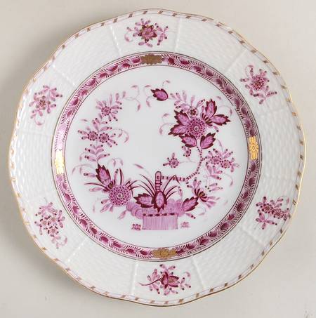 Indian Basket Raspberry (P) Luncheon Plate