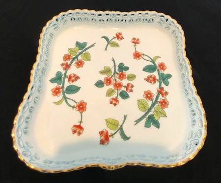 Livia (WBOS) Square Openwork Gallery Tray