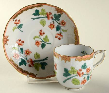 Livia (WBOS) Flat Demitasse Cup & Saucer Set