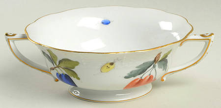 Market Garden (FR) Footed Cream Soup Bowl