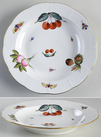 Market Garden (FR) Large Rim Soup Bowl