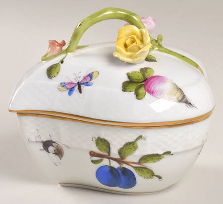 Market Garden (FR) 3" Heart Shape Bon Bon & Lid