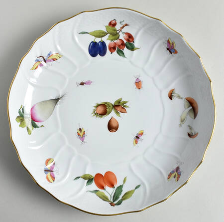 Market Garden (FR) 10" Round Vegetable Bowl