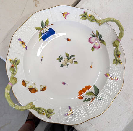 Market Garden (FR) 15" Handled Chop Plate (Round Platter)