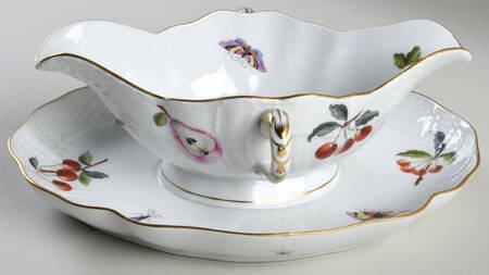 Market Garden (FR) Gravy Boat with Attached Underplate
