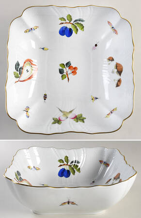 Market Garden (FR) 10" Square Salad Serving Bowl