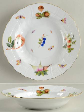 Market Garden (FR) Large Rim Soup Bowl