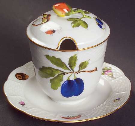 Market Garden (FR) Jam/Jelly & Lid w/Attached Underplate