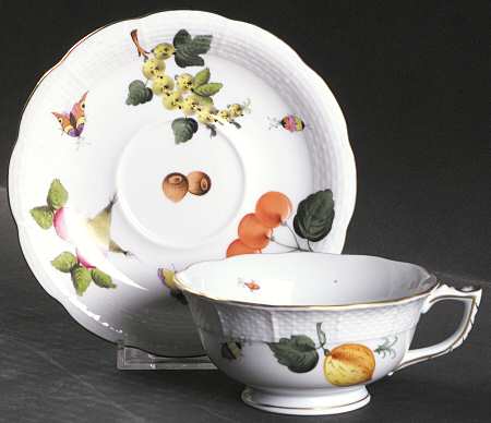 Market Garden (FR) Footed Cup & Saucer Set