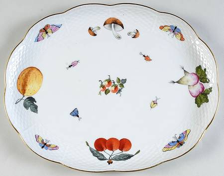 Market Garden (FR) 12" Oval Tray