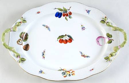 Market Garden (FR) 18" Oval Handled Platter