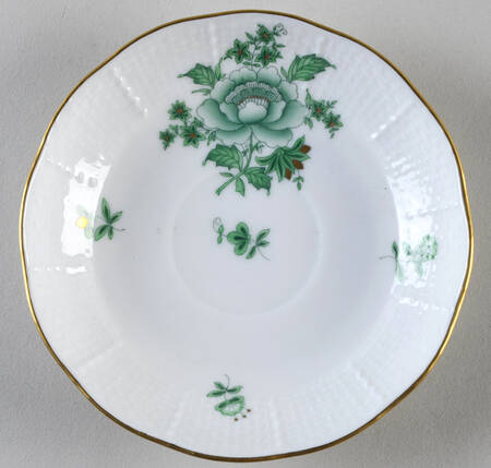 Nanking Bouquet Vert Green (NBV) Saucer for Demitasse Cup