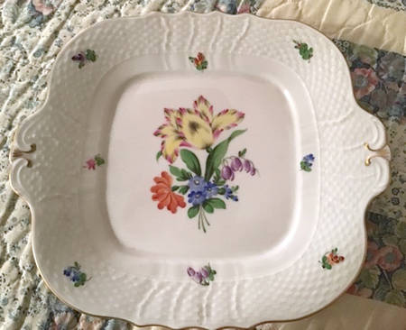 Printemps (BT) Square Handled Cake Plate