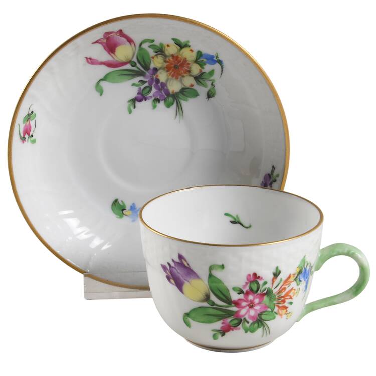 Printemps (BT) Flat Demitasse Cup & Saucer Set