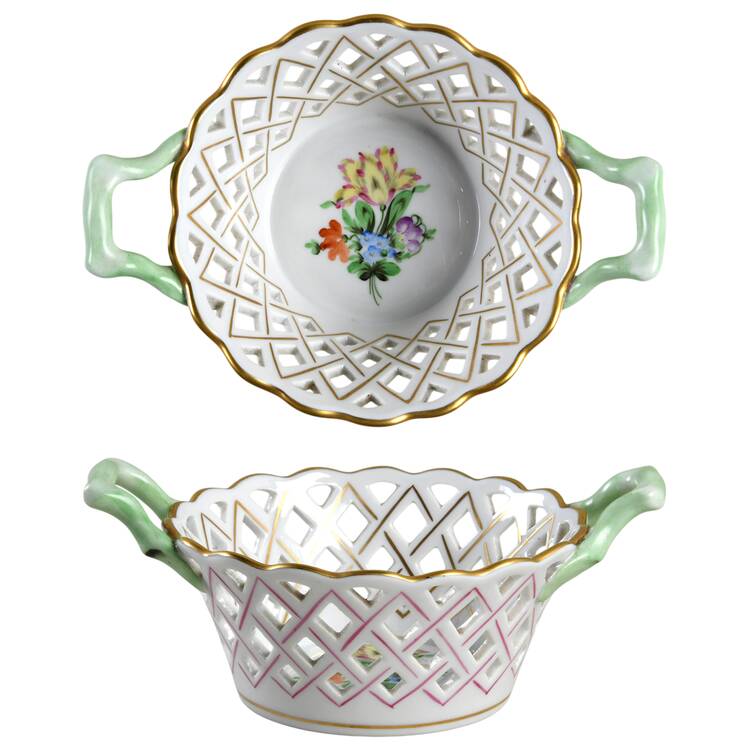 Printemps (BT) 7" Handled Open Weave Basket