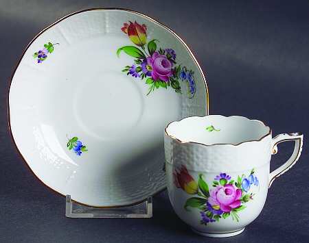 Printemps (BT) Flat Demitasse Cup & Saucer Set