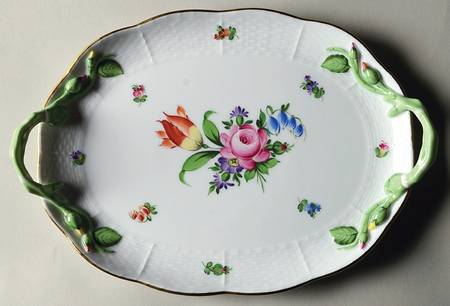 Printemps (BT) 10" Oval Handled Tray