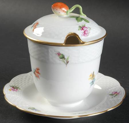 Printemps (BT) Jam/Jelly & Lid W/Underplate