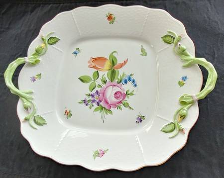 Printemps (BT) Square Handled Cake Plate