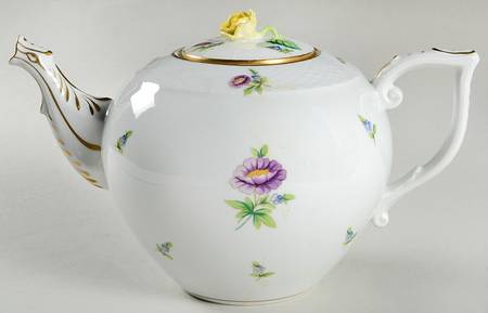 Purple Aster (Ts) Teapot & Lid