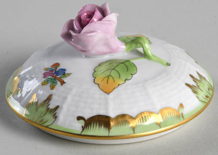 Queen Victoria (Green Border) Lid for Sugar Bowl