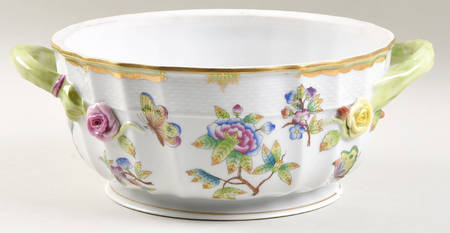 Queen Victoria (Green Border) Tureen No Lid