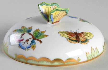 Queen Victoria (Green Border) Lid for Bon Bon
